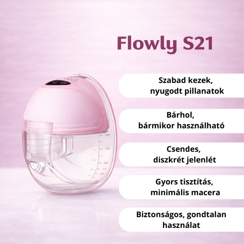 Flowly S21 – hordozható elektromos mellszívó